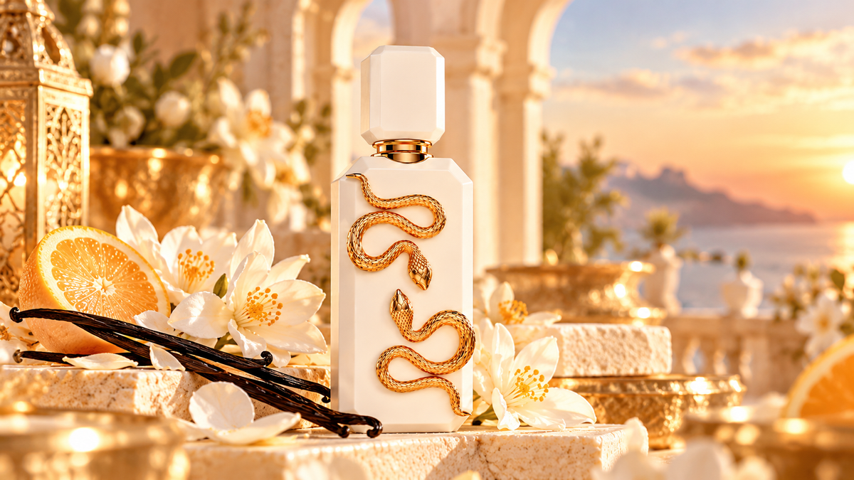 frasco de perfume árabe veneno bianco de french avenue