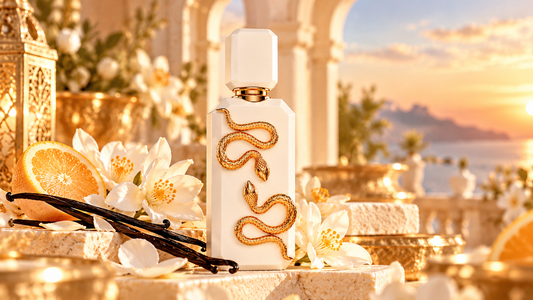frasco de perfume árabe veneno bianco de french avenue